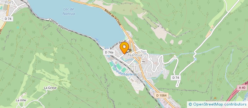 localisation de l'entreprise SCI ANETI  NANTUA