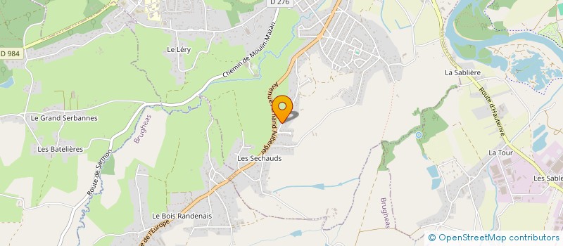 localisation de l'entreprise SCI ANEVA  BELLERIVE-SUR-ALLIER