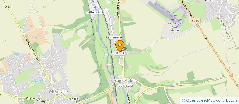 localisation de l'entreprise SCI ANEZ  SAINT-AUBIN-SUR-SCIE