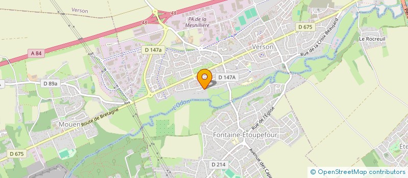 localisation de l'entreprise SCI ANFA  VERSON