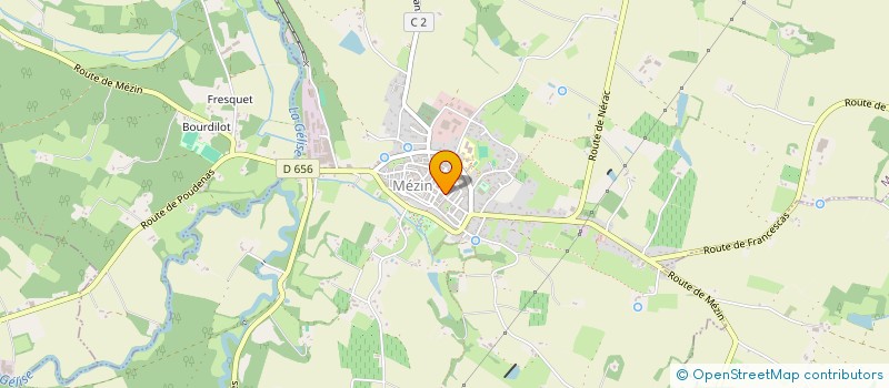 localisation de l'entreprise SCI ANFAPAT  MEZIN