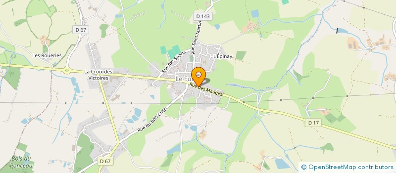 localisation de l'entreprise SCI ANFAROMA  OREE-D'ANJOU