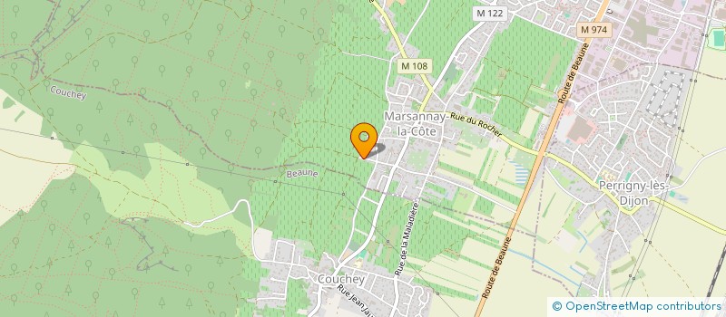 localisation de l'entreprise SCI ANFASYLAN à MARSANNAY-LA-COTE