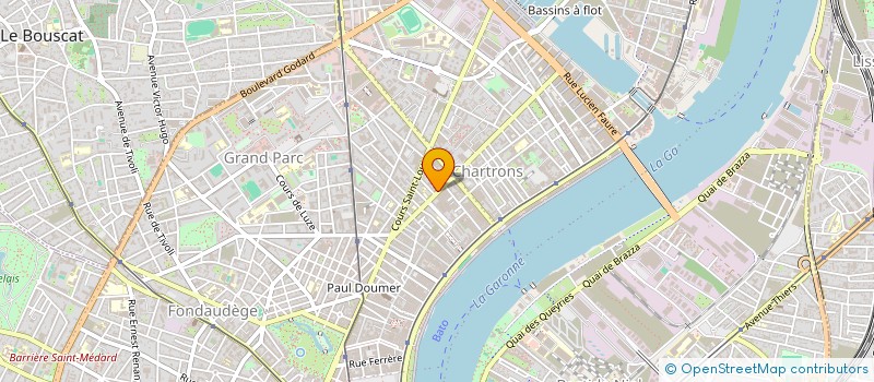 localisation de l'entreprise SCI ANFI  BORDEAUX