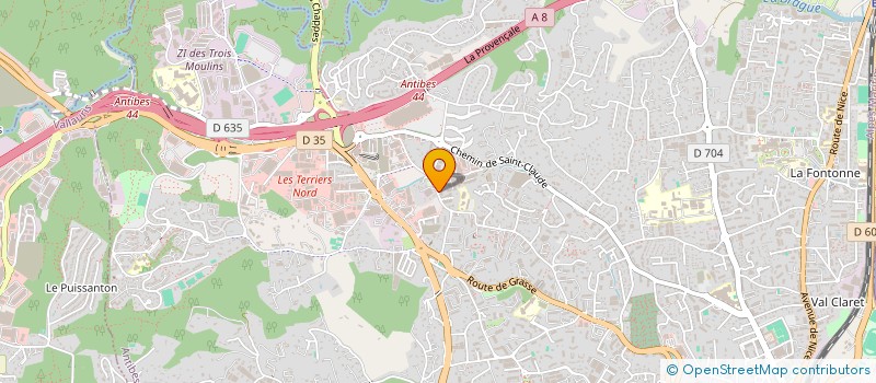 localisation de l'entreprise SCI ANFLOPIAD à ANTIBES