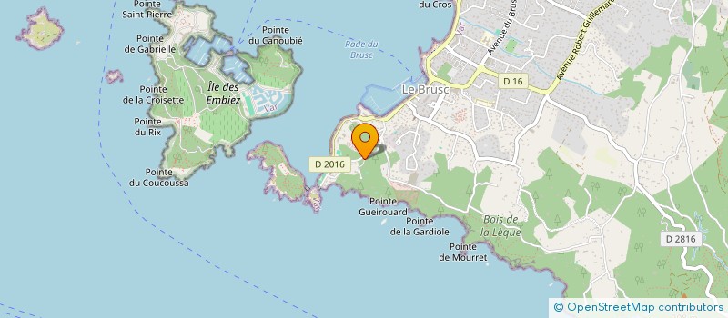 localisation de l'entreprise SCI ANFRAM à SIX-FOURS-LES-PLAGES
