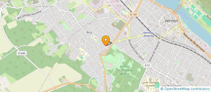 localisation de l'entreprise SCI ANG  VERNON