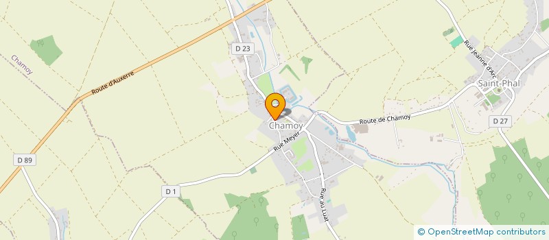 localisation de l'entreprise SCI ANGA  CHAMOY