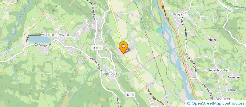 localisation de l'entreprise SCI ANGA  LAU-BALAGNAS