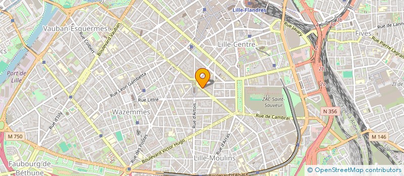 localisation de l'entreprise SCI ANGE à LILLE