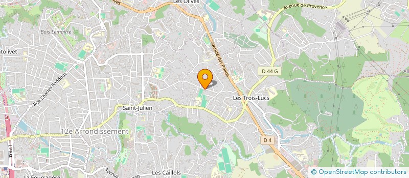 localisation de l'entreprise SCI ANGE  MARSEILLE