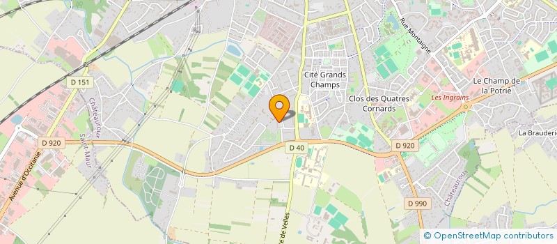localisation de l'entreprise SCI ANGE à CHATEAUROUX