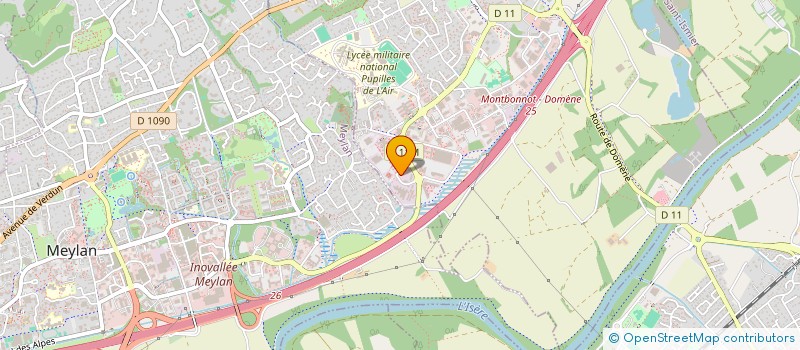 localisation de l'entreprise SCI ANGE  MONTBONNOT-SAINT-MARTIN