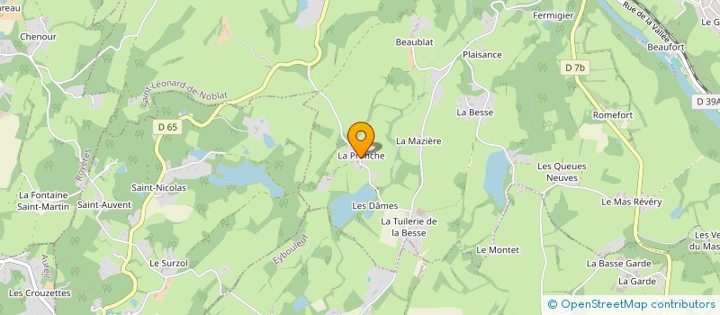 localisation de l'entreprise SCI ANGE à SAINT-LEONARD-DE-NOBLAT
