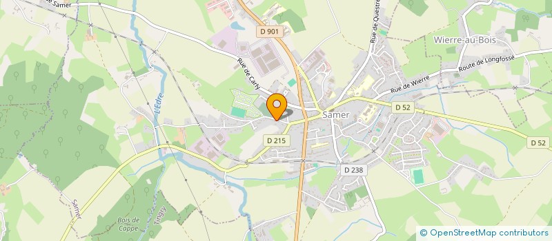 localisation de l'entreprise SCI ANGE GARDIEN  SAMER