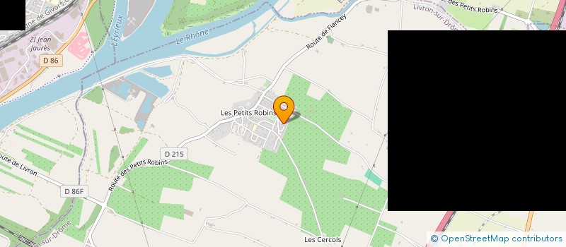 localisation de l'entreprise SCI ANGE IMMOBILIER  LIVRON SUR DROME