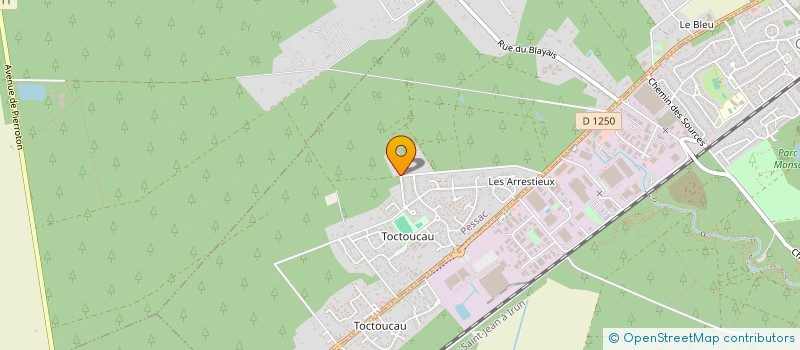 localisation de l'entreprise SCI ANGECAR  PESSAC