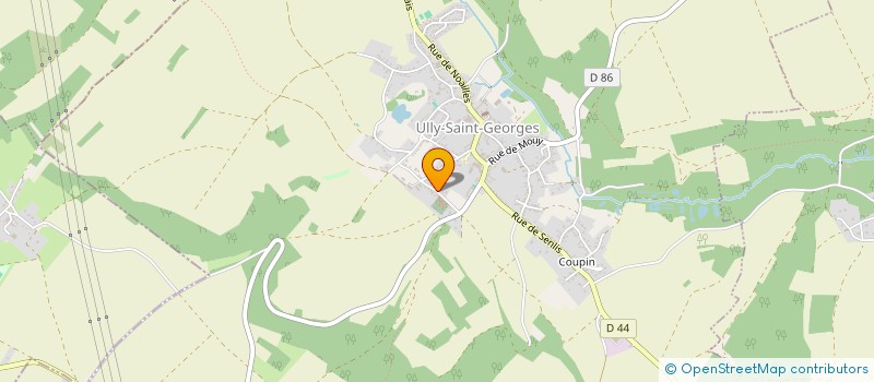 localisation de l'entreprise SCI ANGECHRI  ULLY-SAINT-GEORGES