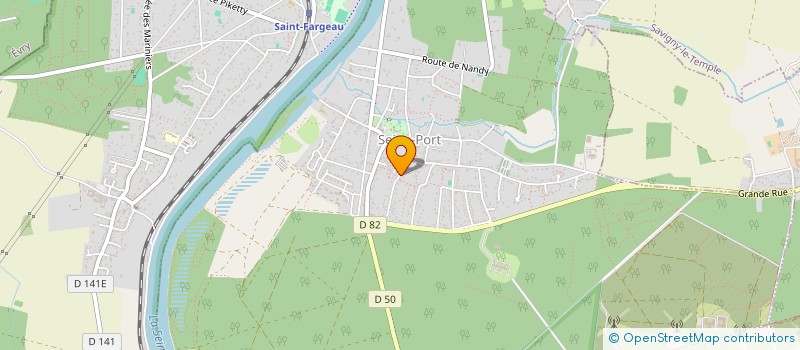 localisation de l'entreprise SCI ANGEFRO à SEINE-PORT