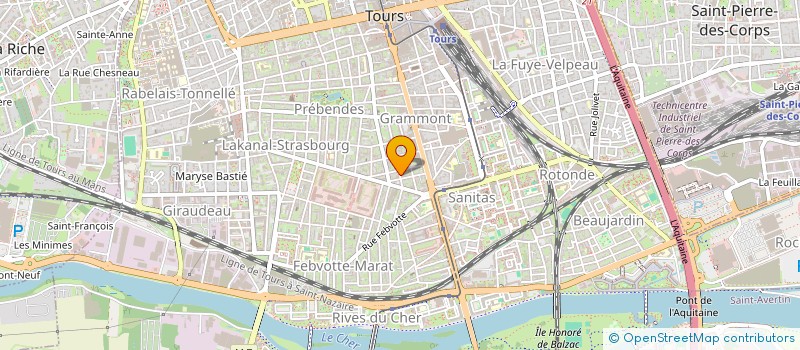 localisation de l'entreprise SCI ANGEL 37  TOURS