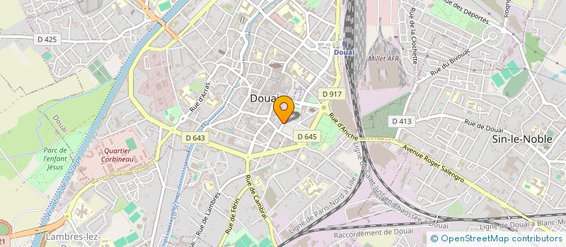localisation de l'entreprise SCI ANGEL  DOUAI