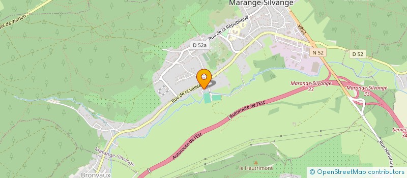 localisation de l'entreprise SCI ANGEL  MARANGE-SILVANGE