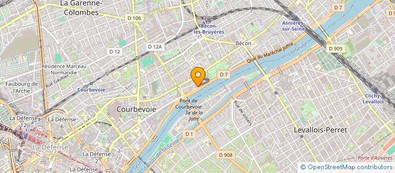 localisation de l'entreprise SCI ANGEL EYES  COURBEVOIE
