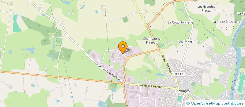 localisation de l'entreprise SCI ANGEL PARIS  CHATEAU-GONTIER-SUR-MAYENNE