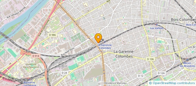 localisation de l'entreprise SCI ANGEL VOLTAIRE à COLOMBES