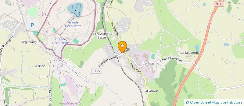 localisation de l'entreprise SCI ANGELA  LE GARRIC