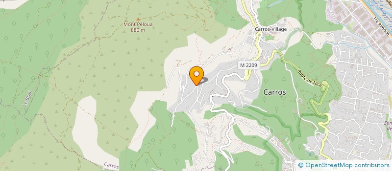 localisation de l'entreprise SCI ANGELA  CARROS