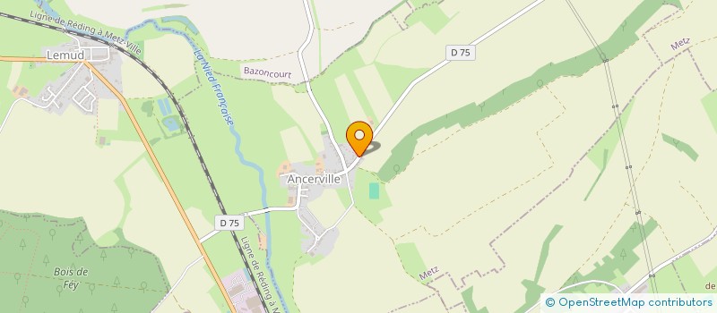 localisation de l'entreprise SCI ANGELE à ANCERVILLE