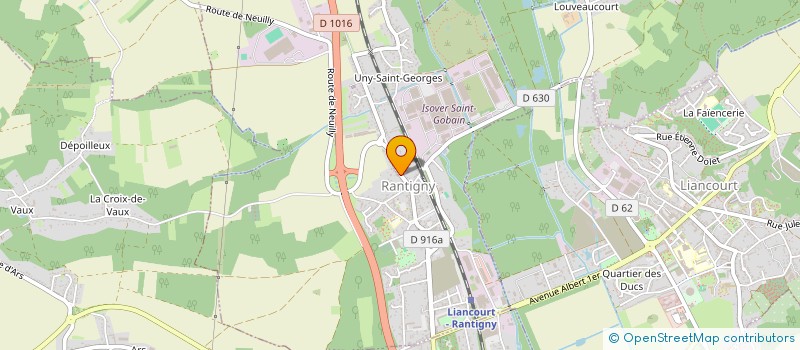 localisation de l'entreprise SCI ANGELE  RANTIGNY