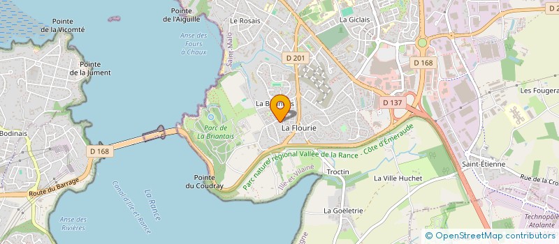 localisation de l'entreprise SCI ANGELE  SAINT-MALO