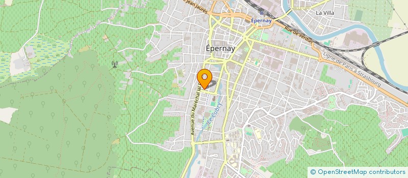 localisation de l'entreprise SCI ANGELE  EPERNAY