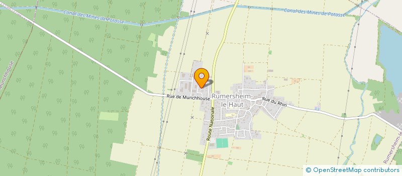 localisation de l'entreprise SCI ANGELE  RUMERSHEIM-LE-HAUT