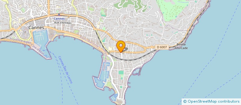 localisation de l'entreprise SCI ANGELI à CANNES