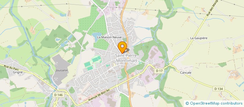 localisation de l'entreprise SCI ANGELIBA  MAUGES-SUR-LOIRE