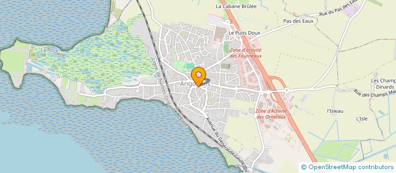 localisation de l'entreprise SCI ANGELICA  ANGOULINS