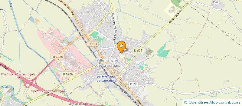 localisation de l'entreprise SCI ANGELICA  VILLEFRANCHE-DE-LAURAGAIS