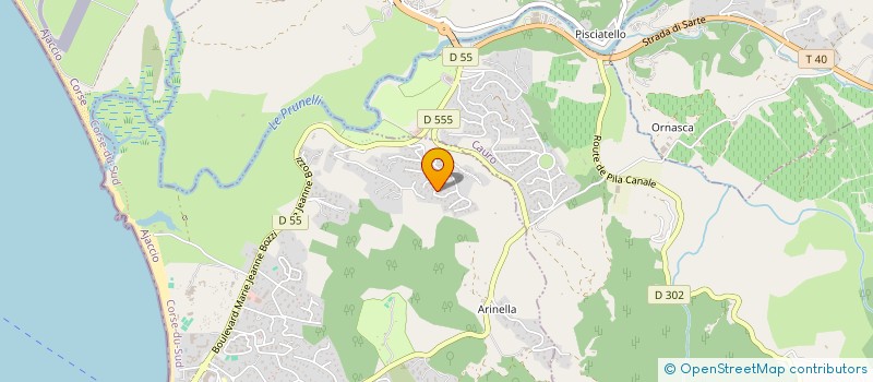 localisation de l'entreprise SCI ANGELINA  GROSSETO-PRUGNA