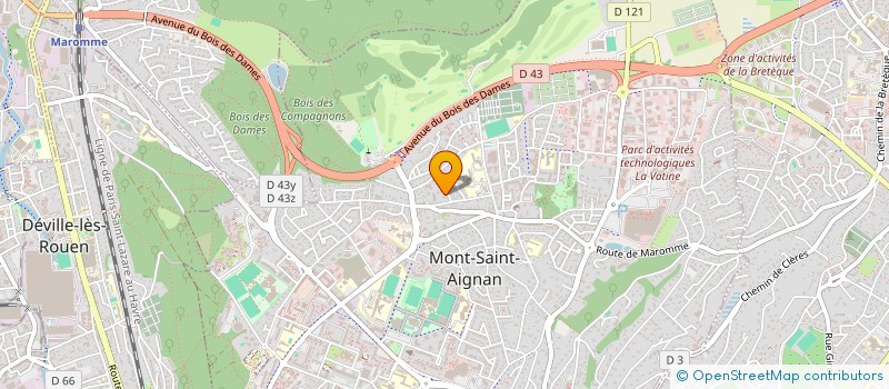 localisation de l'entreprise SCI ANGELINE CHARLES  MONT-SAINT-AIGNAN