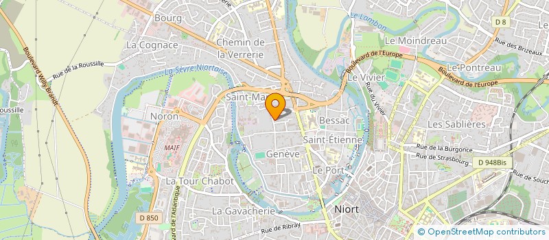 localisation de l'entreprise SCI ANGELIQUE à NIORT