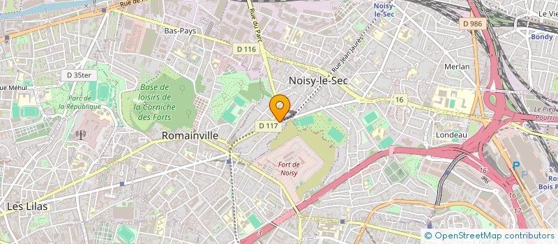 localisation de l'entreprise SCI ANGELIQUE à NOISY-LE-SEC