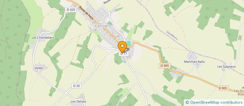 localisation de l'entreprise SCI ANGELIQUE & MARJOLAINE  LAGORD