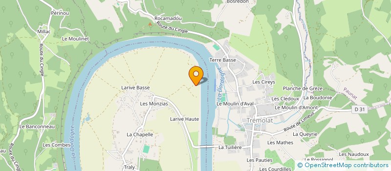 localisation de l'entreprise SCI ANGELISE à MAUZAC ET GRAND CASTANG