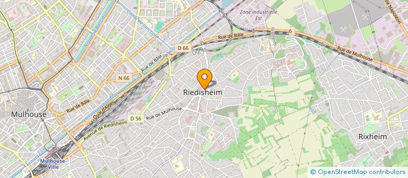 localisation de l'entreprise SCI ANGELITE  RIEDISHEIM