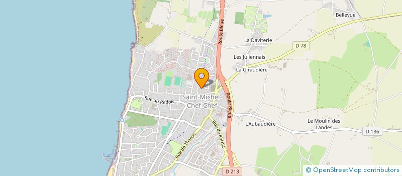 localisation de l'entreprise SCI ANGELLANIE  SAINT-MICHEL-CHEF-CHEF