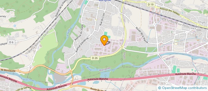 localisation de l'entreprise SCI ANGELLE  MARIGNIER