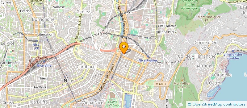 localisation de l'entreprise SCI ANGELO à NICE